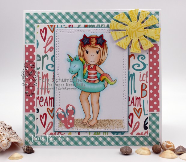 Emma with Unicorn Floatie